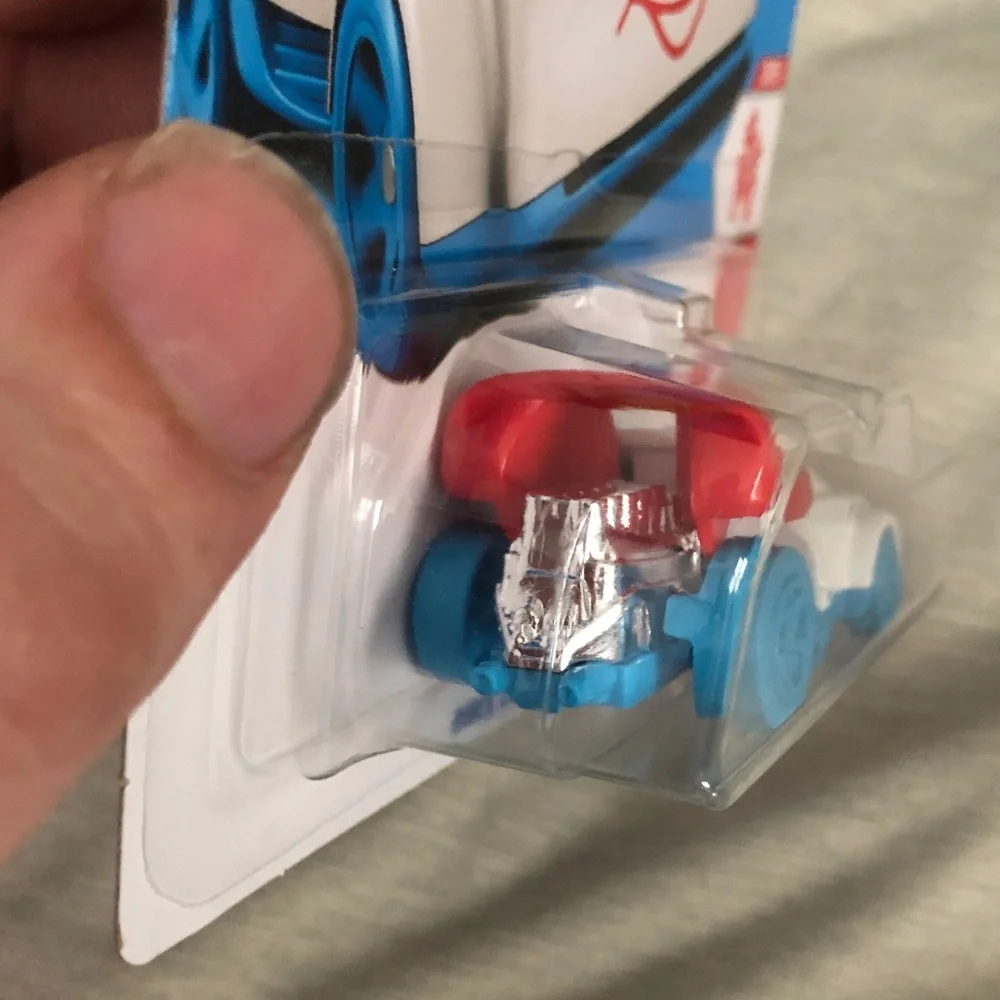 Quick Chat Kids Toy Car - White & Blue